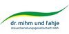Logo von Dr. B. Mihm & H. Fahje Steuerberatungsgesellschaft mbH -