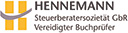 Logo von Hennemann GbR Steuerberatersozietät