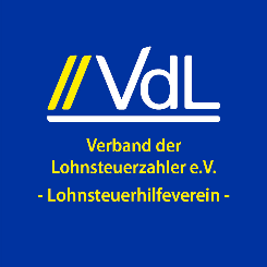 Logo von VdL Verband der Lohnsteuerzahler e. V. - Lohnsteuer­hilfeverein -